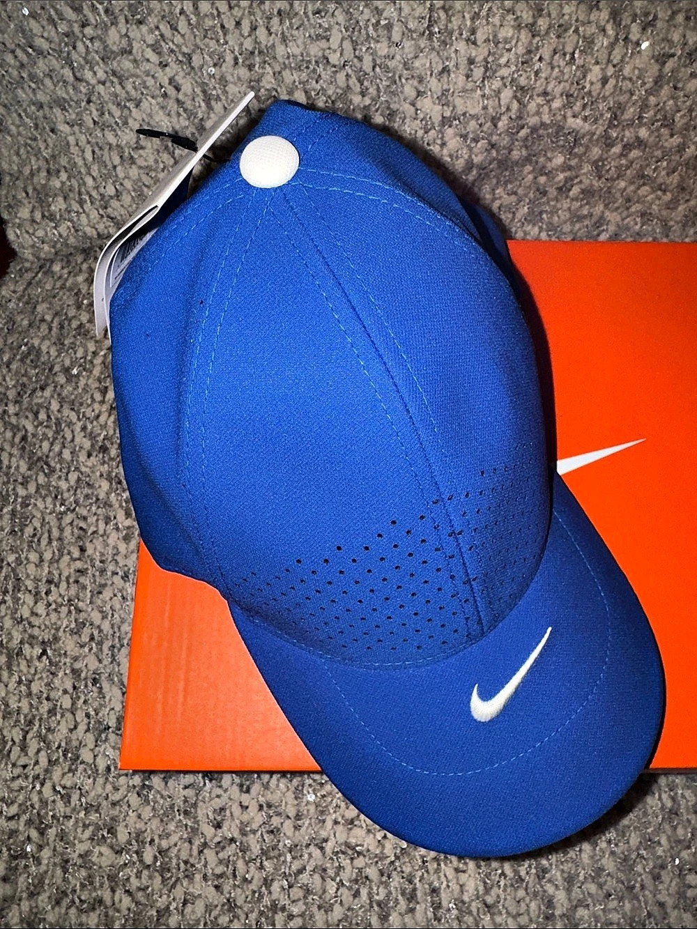 Nike Legacy91 Dri Fit Tech Hat Cap Blue